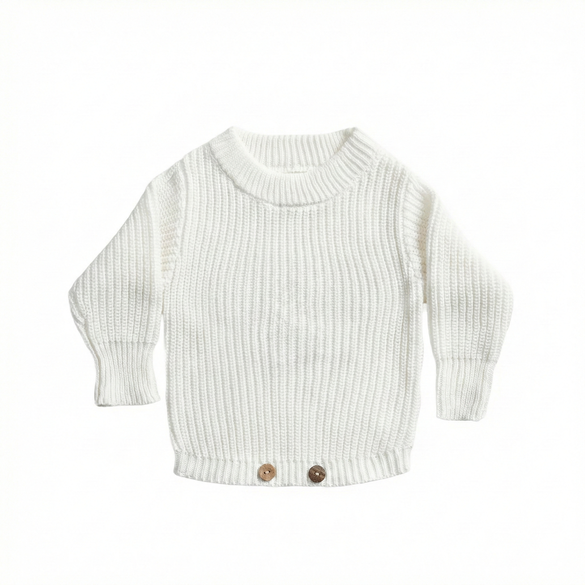 Custom Embroidered Baby Knit Romper | Personalized Chunky Sweater One-Piece