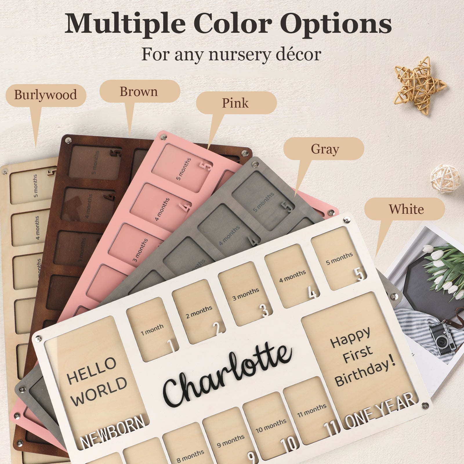 My First Year Photo Frame