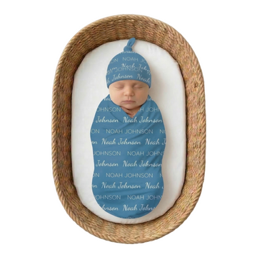 Personalized Baby Blanket with Name, Custom Milk Silk Swaddle Blanket for Newborn Boys & Girls