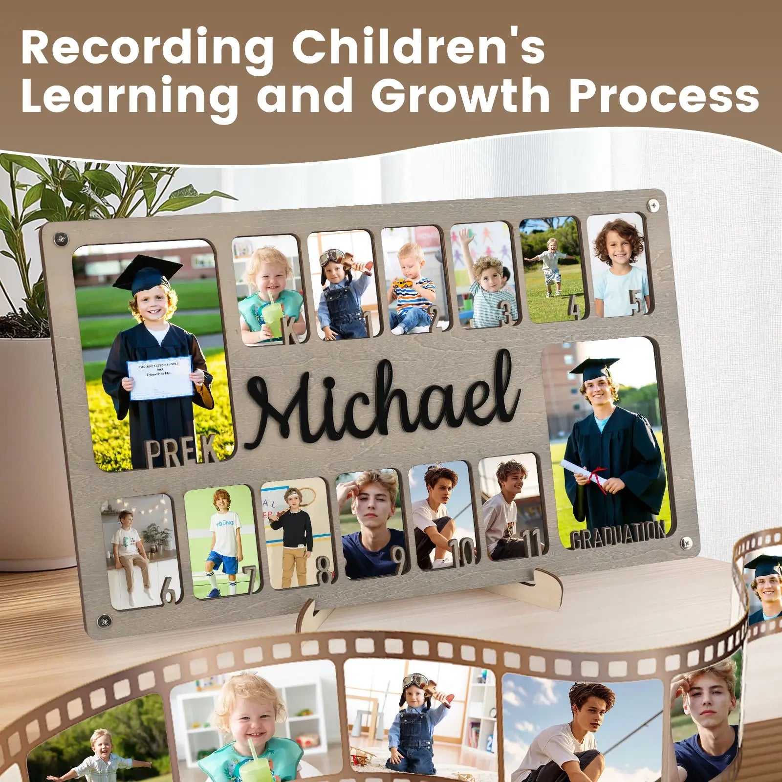 Personalized School Years Photo Frame | Pre-K to 12