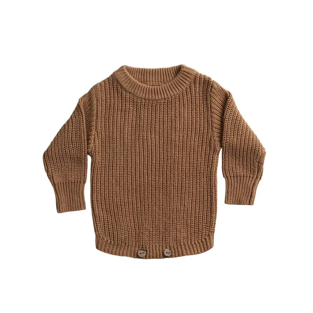 Personalized Custom Embroidered Classic Baby Knit Romper