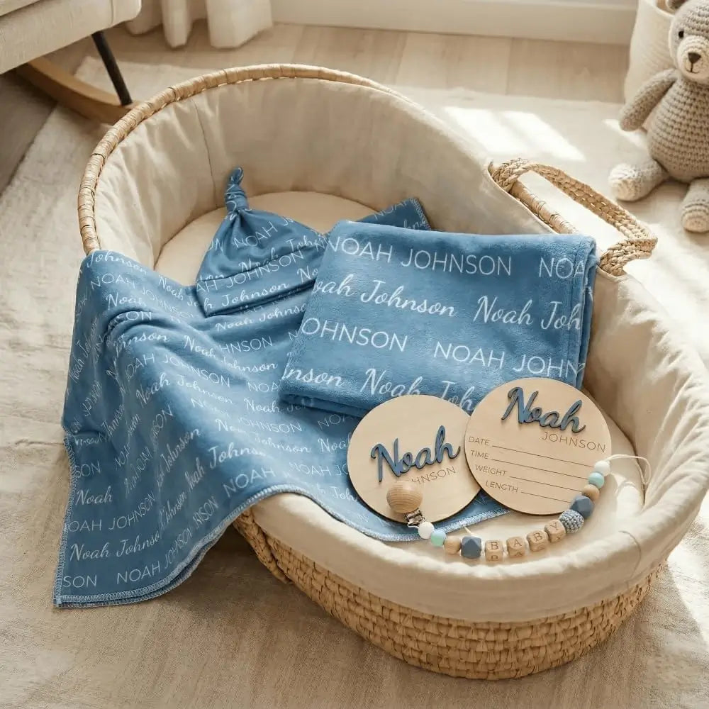 Personalized Milk Silk Baby Swaddle with Name
