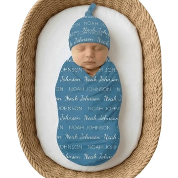 Personalized Milk Silk Baby Swaddle with Name