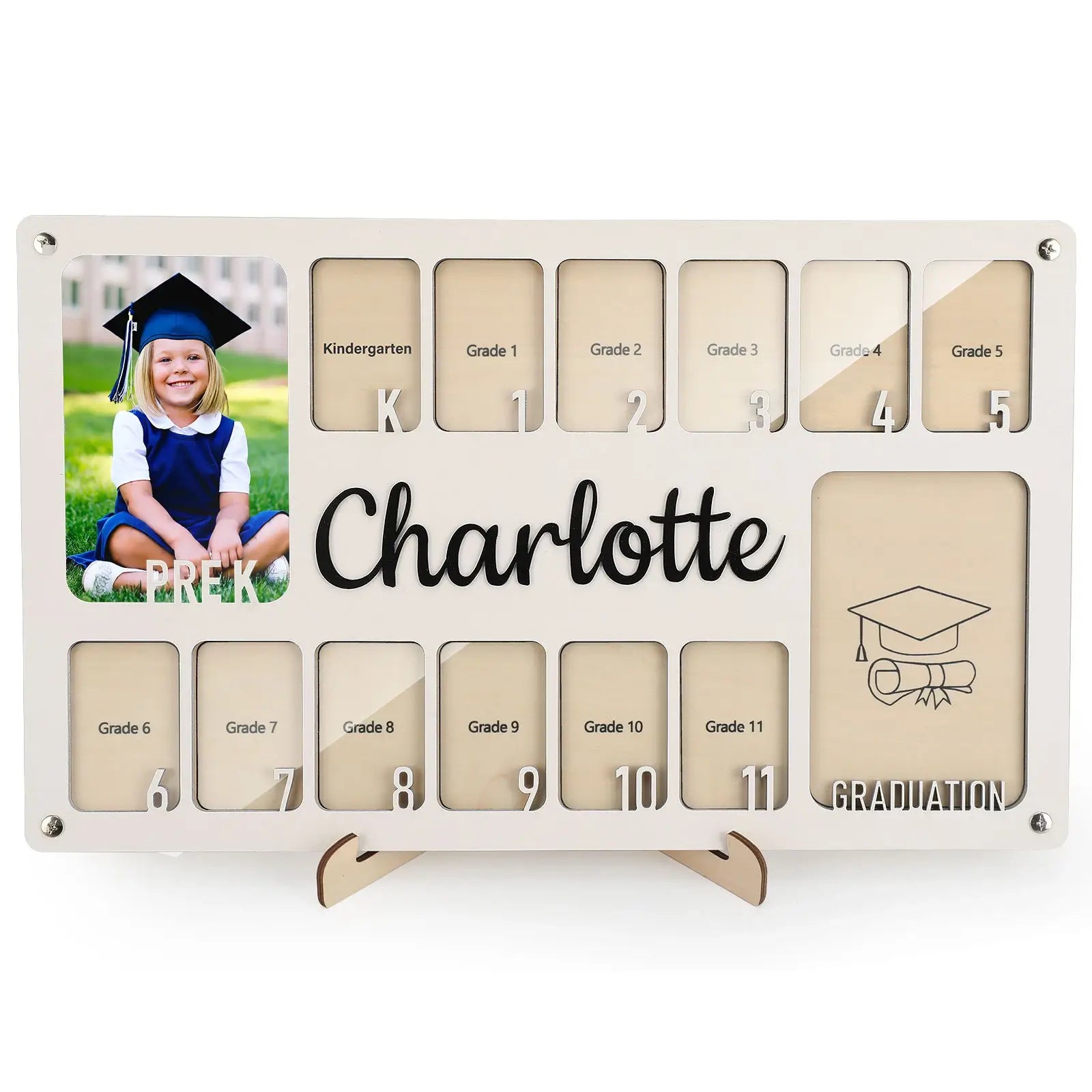 Personalized School Years Photo Frame | Pre-K to 12