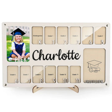 Personalized School Years Photo Frame | Pre-K to 12