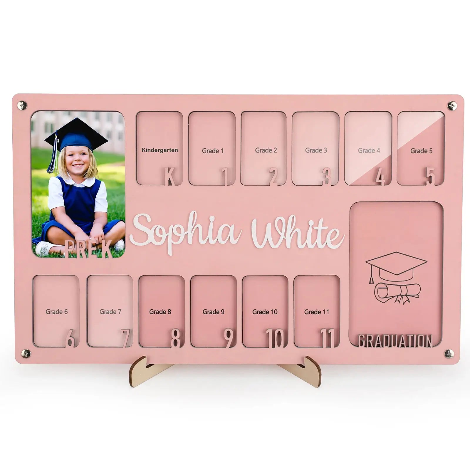 Personalized School Years Photo Frame | Pre-K to 12