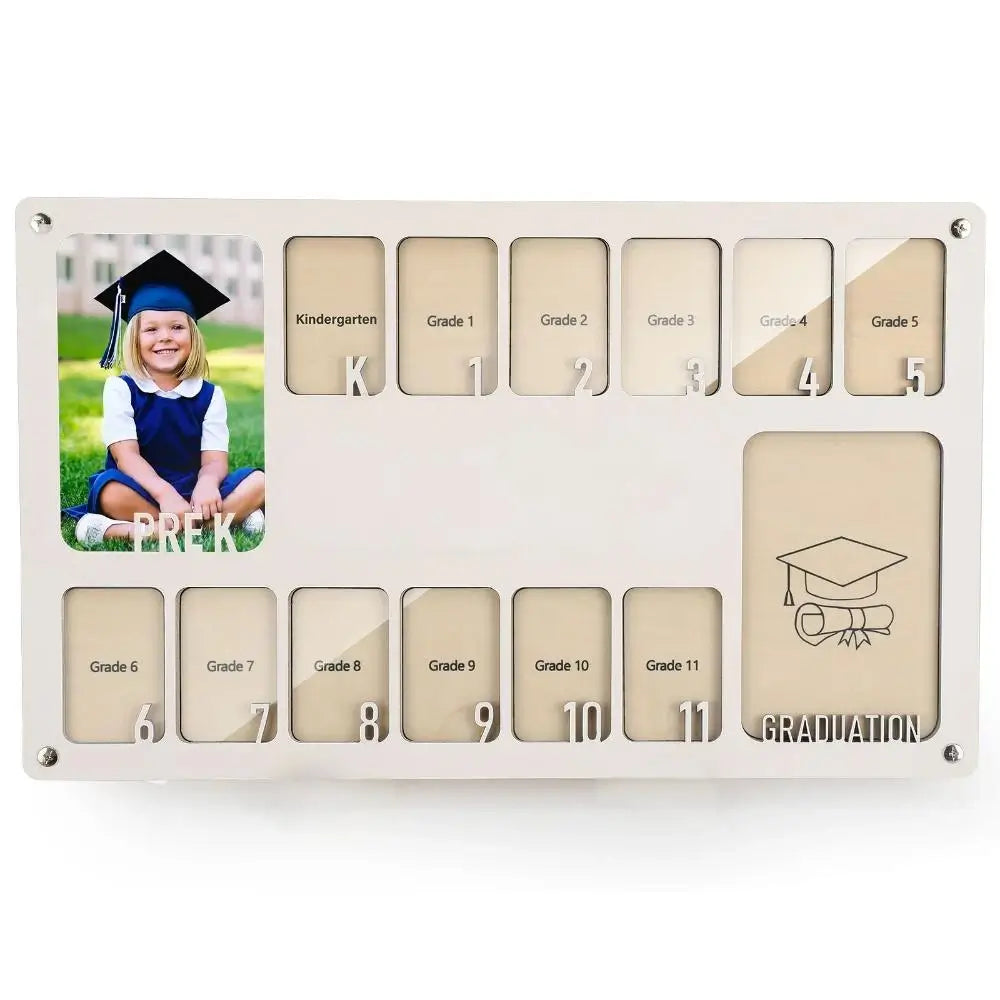 Personalized School Years Photo Frame | Pre-K to 12