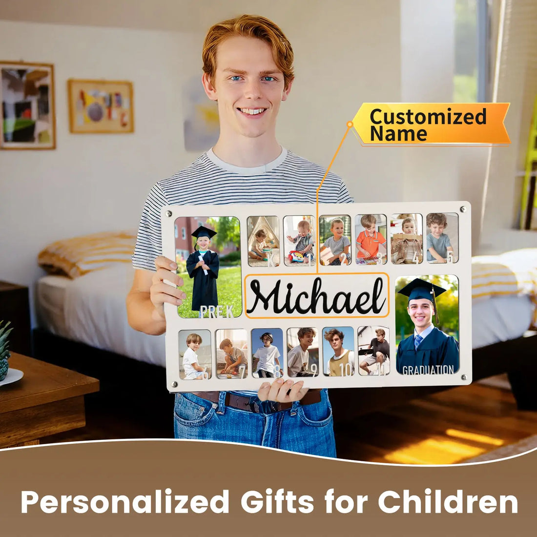 Personalized School Years Photo Frame | Pre-K to 12