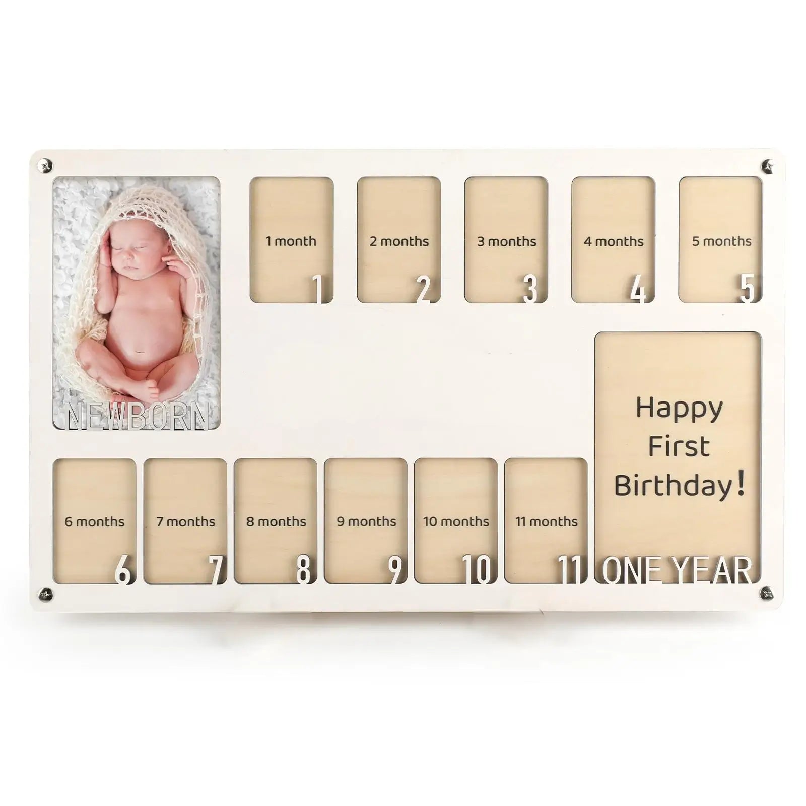Personalized My First Year Baby Photo Frame
