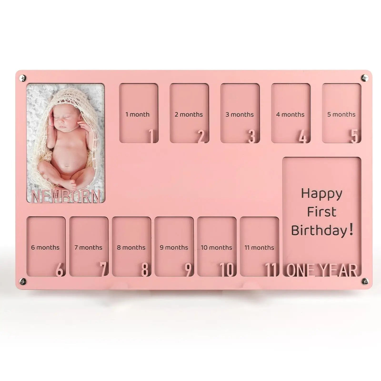 Personalized My First Year Baby Photo Frame