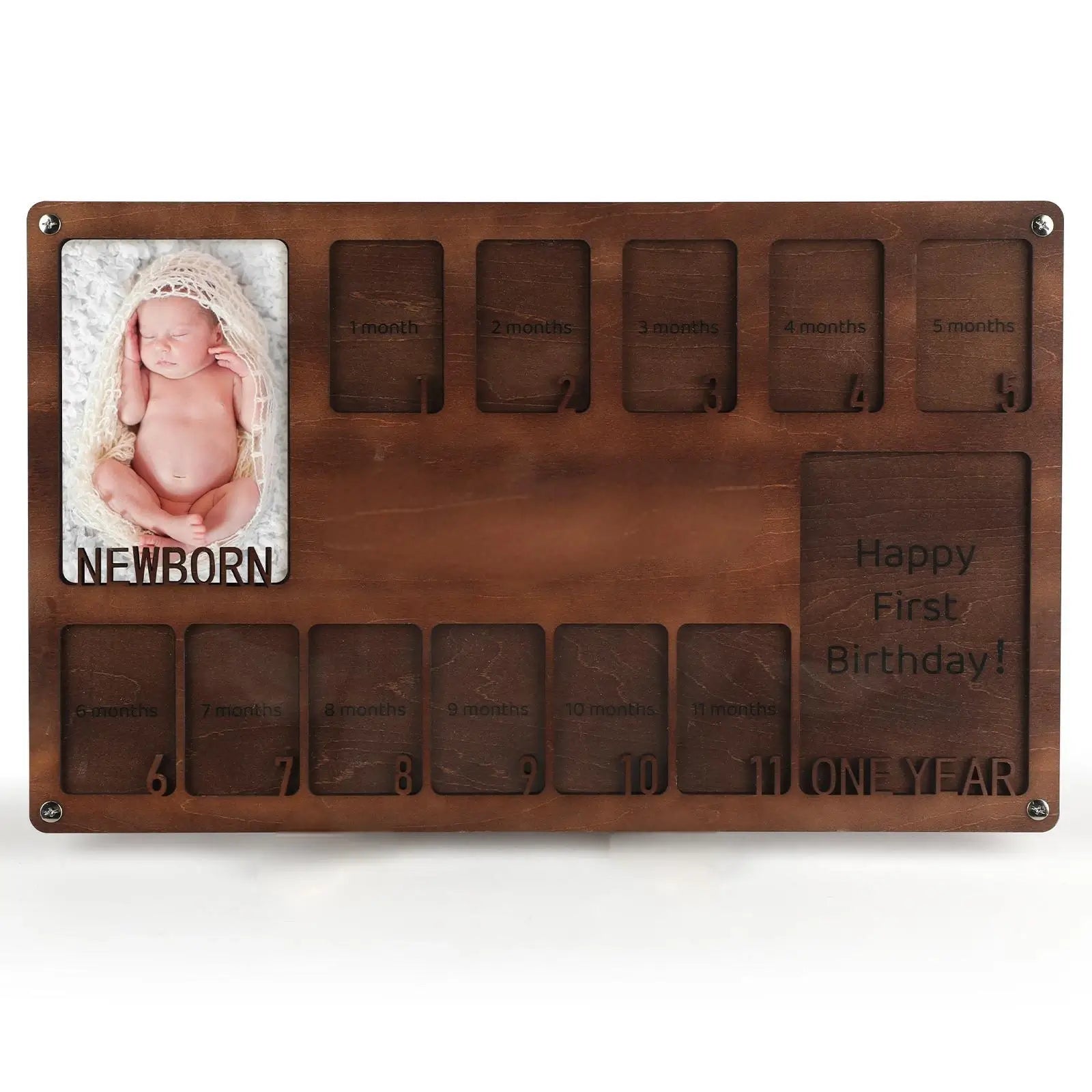 Personalized My First Year Baby Photo Frame