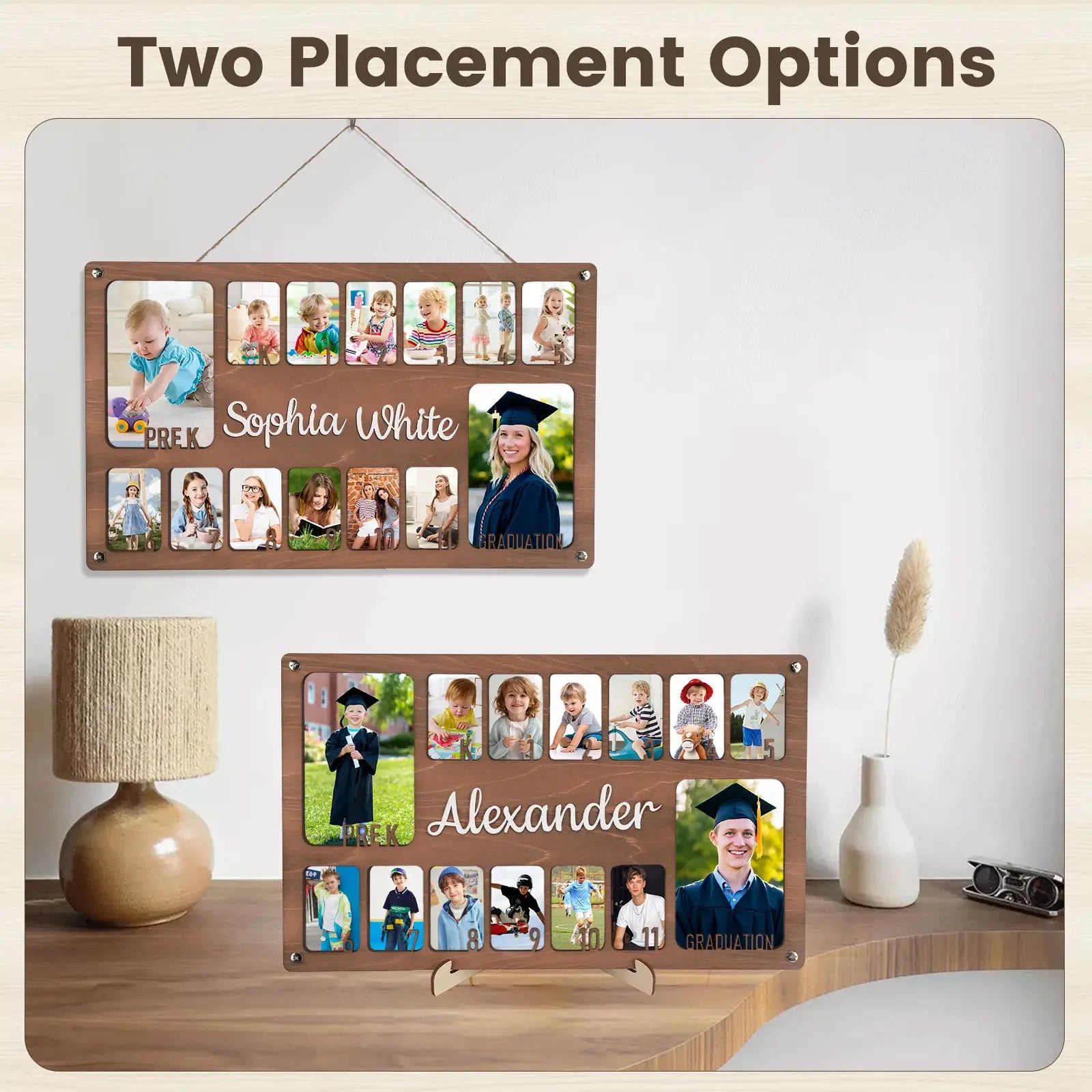 Personalized School Years Photo Frame | Pre-K to 12